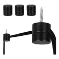 thumbnail image 1 of 3 Pack Ceiling Hooks for Ceiling Hanging Lights, Pendant Light Hook for Ceiling Lamp, Ceiling Hooks, DIY Lamp Black, 1 of 5