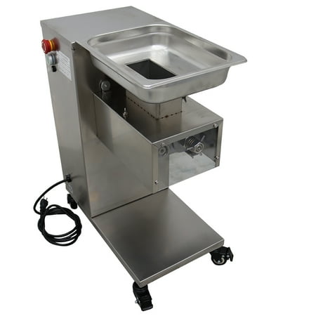 INTSUPERMAI Electric Meat Cutting Machine QE Meat Slicer Dicing Machine with 8mm Blade