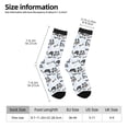 thumbnail image 2 of Honeii Cow With Fresh Milk Print Adult Socks,Crew Socks,Casual Calf Socks,Daily Wear Socks for Men & Women, Perfect for Sports, Casual and Everyday Use, 2 of 6
