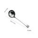 thumbnail image 2 of Yuarrent Cucharas de café y té de acero inoxidable con mango largo, cuchara para postre de arroz, utensilios de cocina, cubiertos, de comedor, Mostrada Cuchara colador, 2 of 6