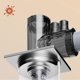 thumbnail image 4 of PVC 3 Channel Odor Resistant Trap with overflows Protections Odor Block & overflows Guard for Home drainages Systems, 4 of 5