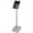 Silver, variant on Free-Standing Black Finish Sign Frame, 11-3/4 x 47 x 9-3/4, Snap-Open Frame, Angled With Clear Plastic Lens (UCMB581BLK)