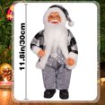 thumbnail image 3 of Dongrere Santa Claus Figurines Santa Claus Ornament for Christmas Tree & Home Decor - Christmas Decoration for Office Table Xmas Party Ornament Gift, 3 of 3