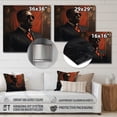 thumbnail image 4 of Designart "Action Star Snipes Visage" Celebrity Metal Wall Decor, 4 of 5