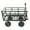 Black + Double height, variant on Flower Cart Garden Flower Cart is easier to transport firewood (green+cloth bag)