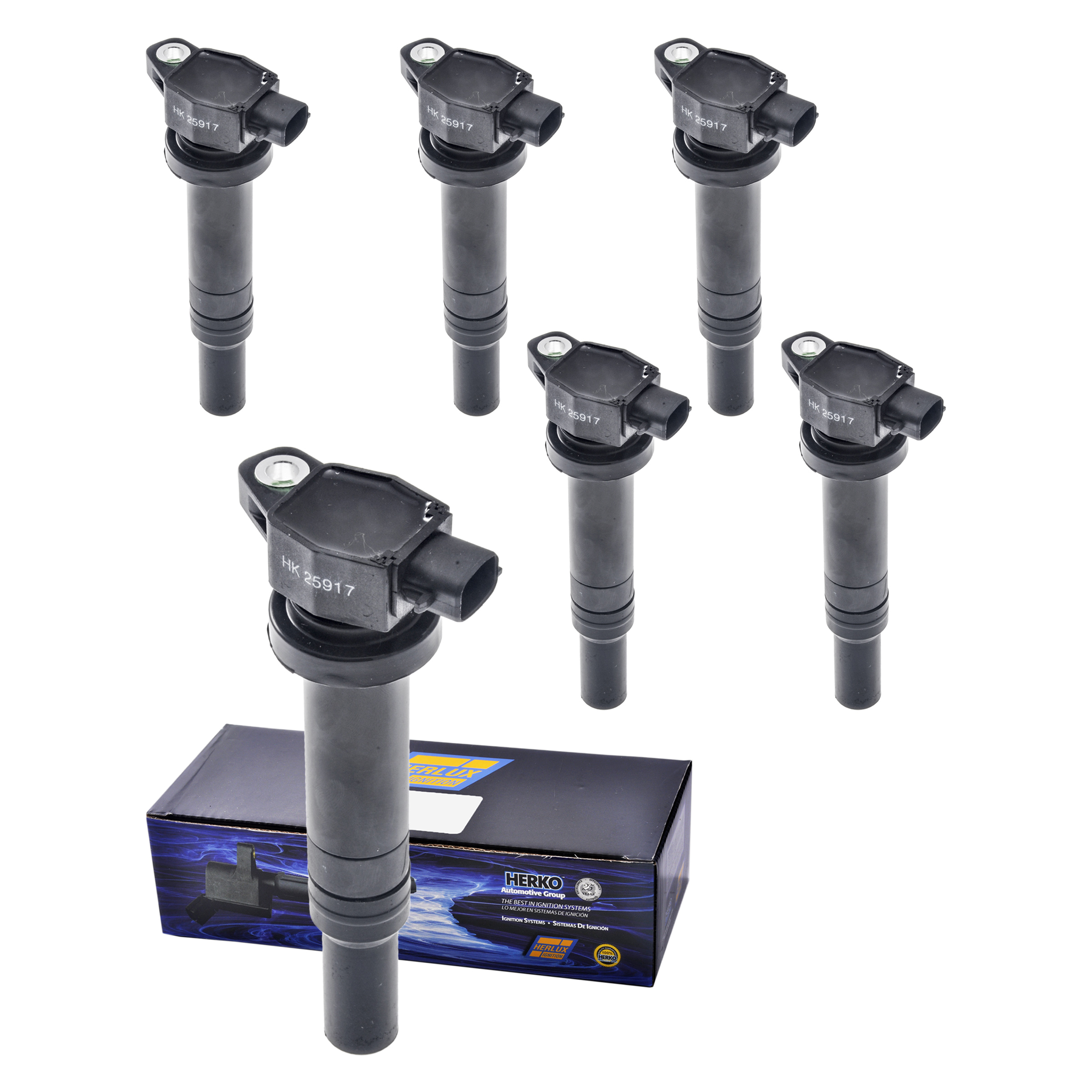 Set of 6 Herko B209 Ignition Coil For Hyundai Kia 2.4L 3.3L 3.8L 2006-2014