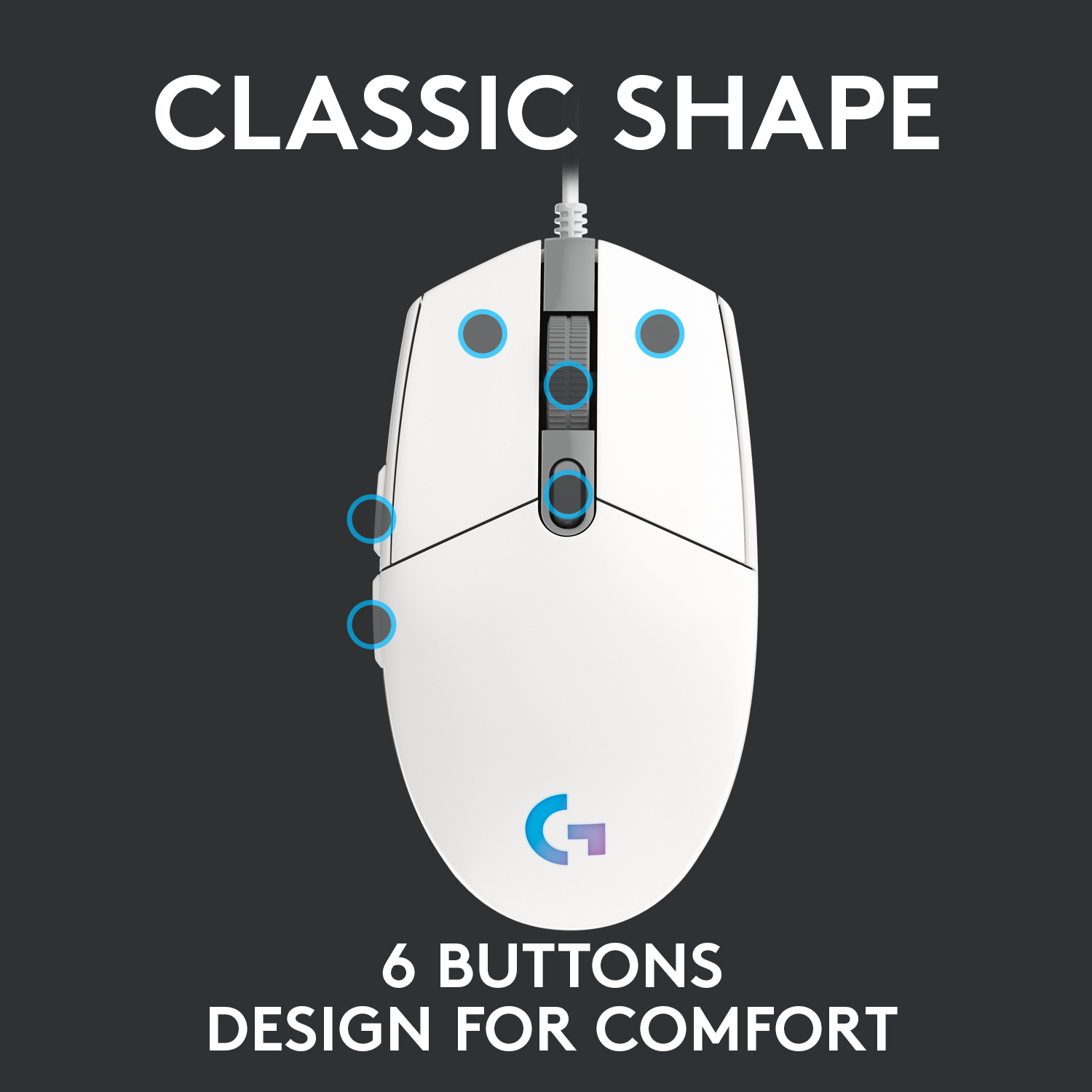 Logitech G203 LIGHTSYNC Wired Gaming Mouse photo 5