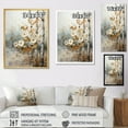 thumbnail image 4 of Designart "White And Grey Brich Woods composition II" Landscape Trees Floater Framed Canvas Print, 4 of 7
