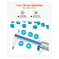 thumbnail image 3 of Fire Glass Beads Caribbean Blue 20 LBS, 3/4 Inch Fireplace Rocks for Fire Pit - Decorative Fire Glass for Indoor/Outdoor Use, 3 of 7