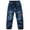 Blue, variant on Kids Boys Baggy Jeans Cargo Joggers Stretch Elastic Waist with Pocket Classic Fit Pull-On Baby Boy Essentials 8-9 Years
