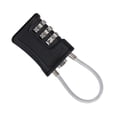 thumbnail image 2 of BIMZUC TSA Luggage Locks Resettable 3 Digit Combination Padlock for Office Gym Locker Suitcase, Black (4.33 inches / 11 cm) - High Security and Durability for Travel, 2 of 9