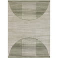 thumbnail image 2 of Nourison Astra Machine Washable 4' x 6' Ivory Olive Mid-Century Modern Indoor Rug, 2 of 9