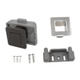 thumbnail image 1 of yuksok Push Button Latch Lock Accessory Furniture Hardware for Cabinet Home RV Black, 1 of 9