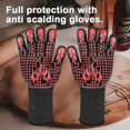 thumbnail image 4 of Oven Gs 932f Ant Gs, Cut-ant Grill Gs, Non-slip Silic Bbq Gs, Kit Safe Ing Gs Red, 4 of 5