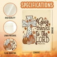 thumbnail image 3 of Fall Garden Flag for Outside, Autumn Christian Garden Flags 12x18 Inch Double Sided, Fall Religion Thanksgiving Holiday Flags for Yard Outside Home Porch, 3 of 6
