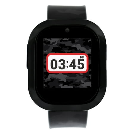Itech Junior Kids Boys Camo Bluetooth Enabled Smartwatch with Interchangeable Straps and Bezels