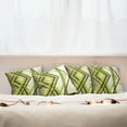 thumbnail image 7 of Ambesonne Geometric Throw Pillow Cover 4 Pack, Trippy Diamond Shapes, 20", Lime Green Army Green, 7 of 7