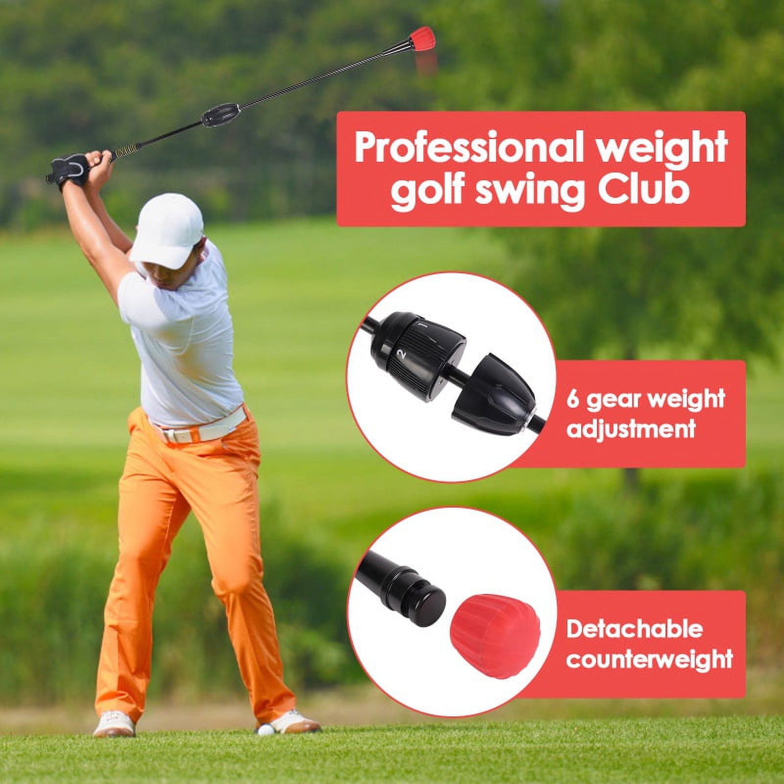 Power Stick Golf Distance Training Aid Increase Swing Speed and Develop Lag for More Power to Hit Every Club Further - image 5 of 12