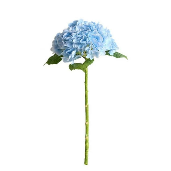 EUDIDV Decorative Faux Flowers Artificial Hydrangea Macrophylla Large, Natural And Realistic Hydrangea Macrophylla Family Party Decoration Outdoor Wedding Table Decoration Artificial Flowers