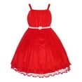 thumbnail image 4 of Robe de Fille Fleur Ceinture de Perles Concours Mariage Fête 10 Ans, 4 of 7