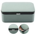 thumbnail image 5 of 2X Organizador de Joyas Exhibidor Caja de Joyería de Viaje Cajas Caja de Joyería Portátil Rejillas de de PU Collar de Almacenamiento Pendientes Caja, 5 of 5