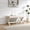 Beige + Wood + Primary Living Space + Modern + Wood + Rectangle + Plywood, variant on Comfort Double Bench Upholstered in Velvet Fabric,Stool with Stylish X-Crossed Legs,Comfort Cushion with piping,Velvet Light Grey