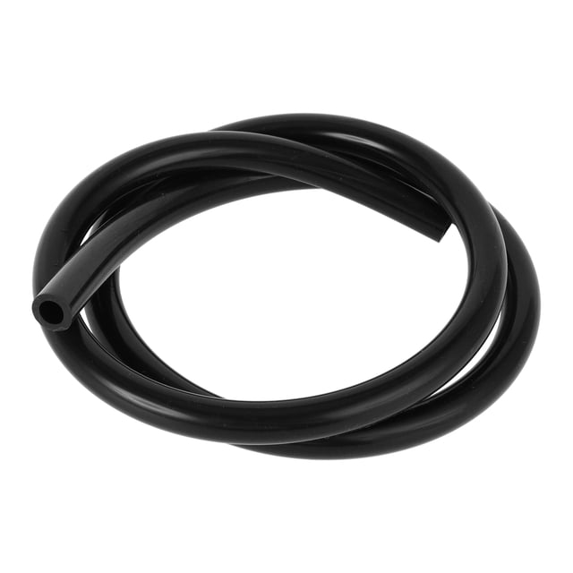 Manguera de Tubo de Vacío de Silicona de Alta Temperatura 3.3FT 5/16" 8mm ID 2.5mm Grosor Línea de Vacío Automotriz Silicona Negra 1pc