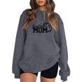 thumbnail image 1 of Gibobby Sudadera oversize mujer Sudadera de Forro Polar Suave con Cuello Redondo Sudadera para Mujer(Gris,M), 1 of 3
