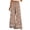 Khaki, variant on Women's Boho Print Wide Leg Pants High Waist Vacation Casual Beach Travel Daily Flowy Palazzo Trousers with Pockets