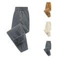 thumbnail image 4 of Dezsed Children Fleece Lined Thick Winter Warm Sweat Pants Fashionable Men's And Girls' Solid Color Warm And Thick Men's And Girls' Pants for 9-10 Years Dark Gray, 4 of 4