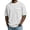 White, variant on Men's Solid Color Waffle Crew Neck Short Sleeve T-Shirt Contrast White Trim & Chest Pocket Casual Top for Daily Street Gym Outdoor White XXL