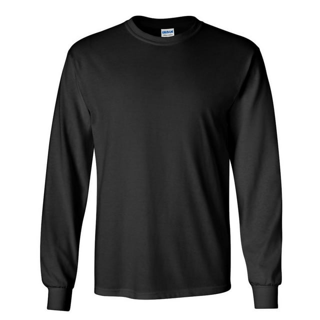Gildan T-Shirt à Manches Longues en Coton Ultra Uni à Col Ras du Cou pour Hommes
