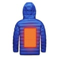 thumbnail image 6 of ATOGUTA Boys Heated Coat Outwear USB Heated Rechargeable Heating Down Hooded Coat Size 4T-15, Blue, 6 of 6