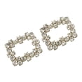 thumbnail image 4 of Shoe Clips Rhinestone Crystal Shoe Buckle Jewelry Accessories Decor, 4 of 9