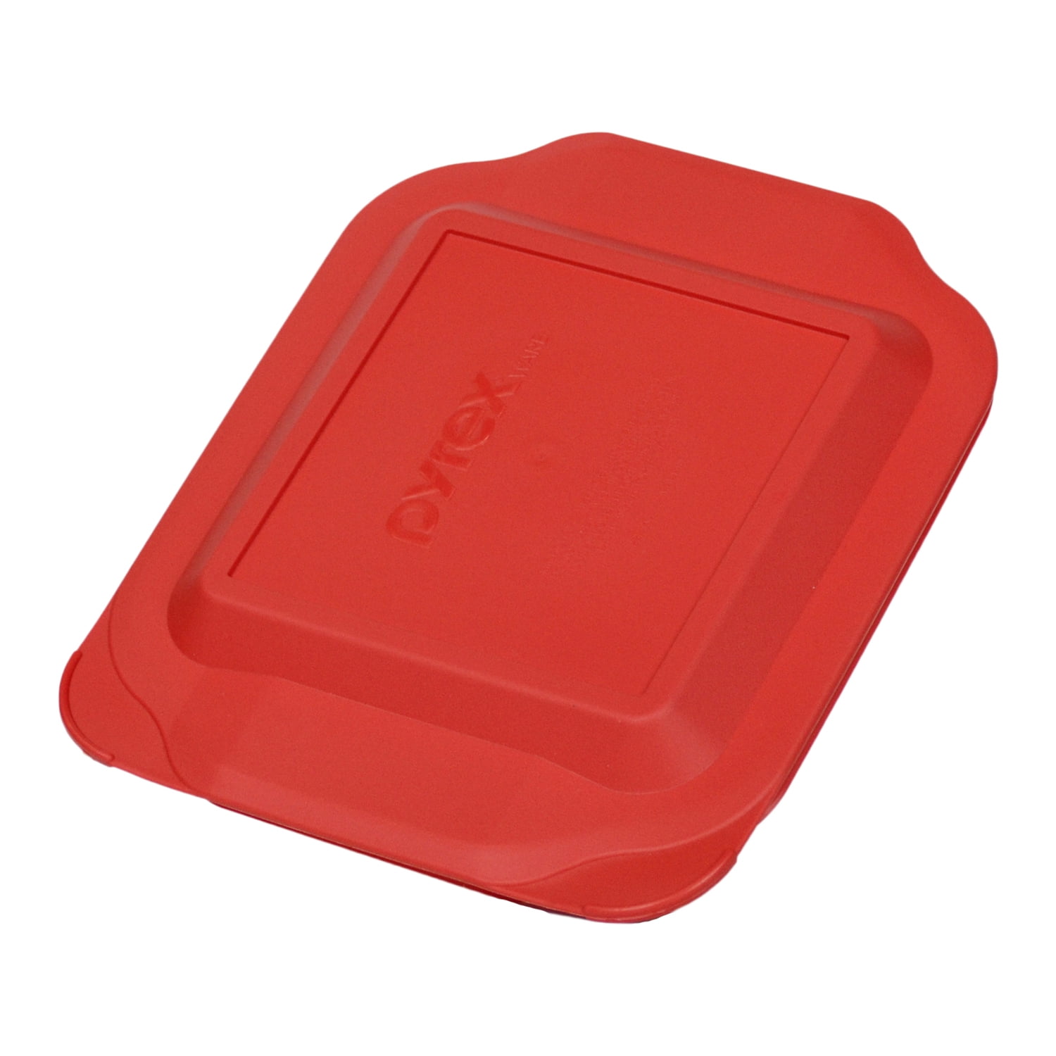 TWS PYREX-RECT.BAKE DISH-RED COVER 3 cup - The Westview Shop