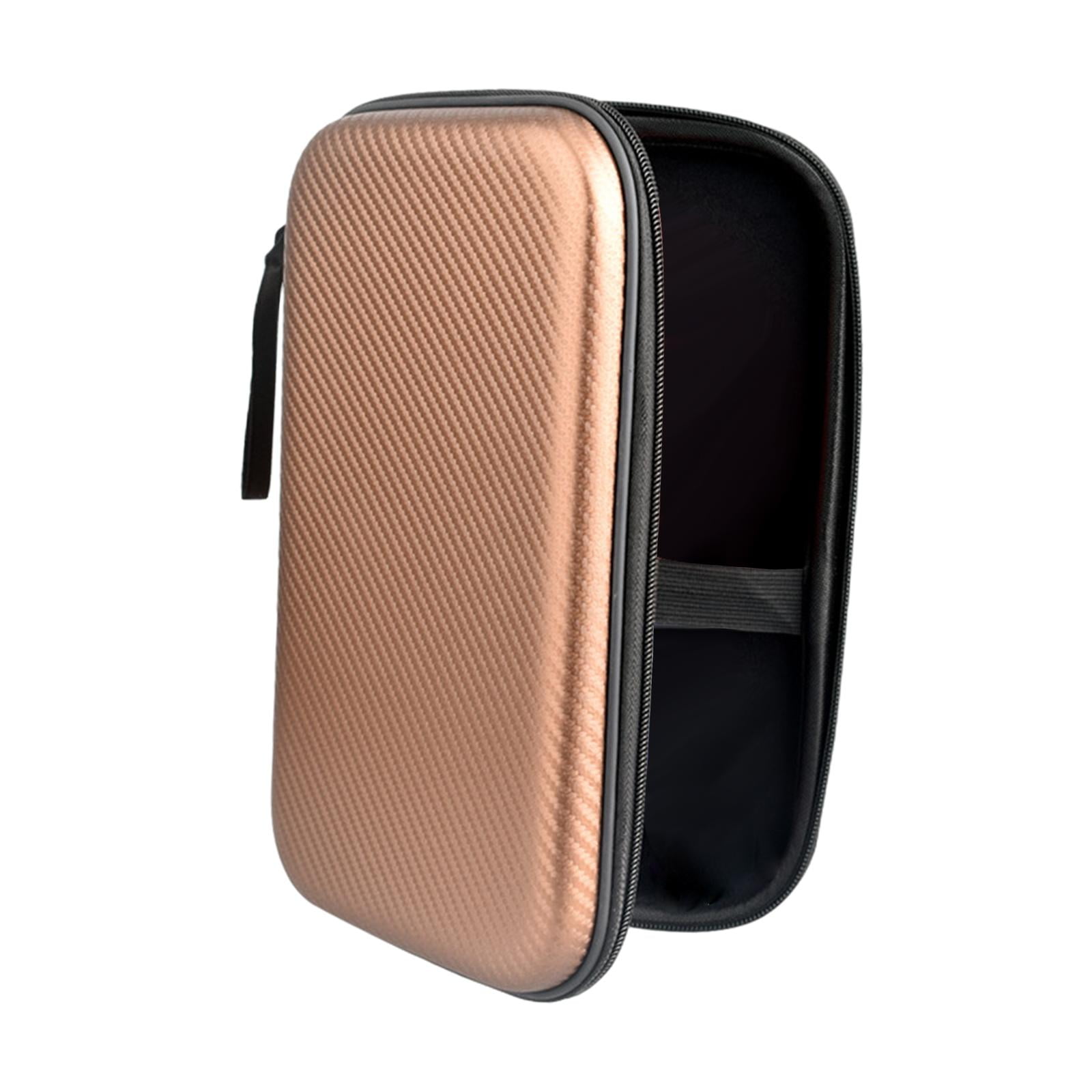 harayaa Ping Pong Paddle Case Multifunctional Table Tennis Bag Table Tennis Racket Cover Brown