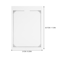 thumbnail image 2 of SKISUNO 10 Pcs Papier Diplôme Élégant Argent DIY Design pour Professionnels, 2 of 6