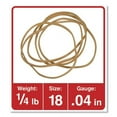 thumbnail image 2 of Rubber Bands, Size 18, 0.04" Gauge, Beige, 4 Oz Box, 400/pack | Bundle of 10 Packs, 2 of 4
