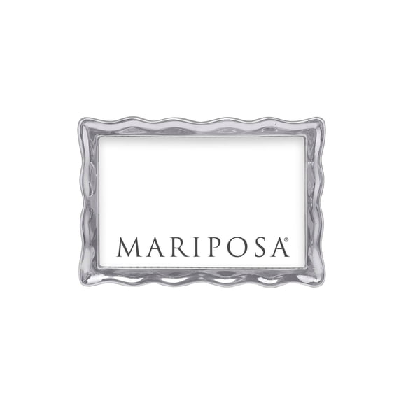 Marco Mariposa Ondulado 4X6 Plata