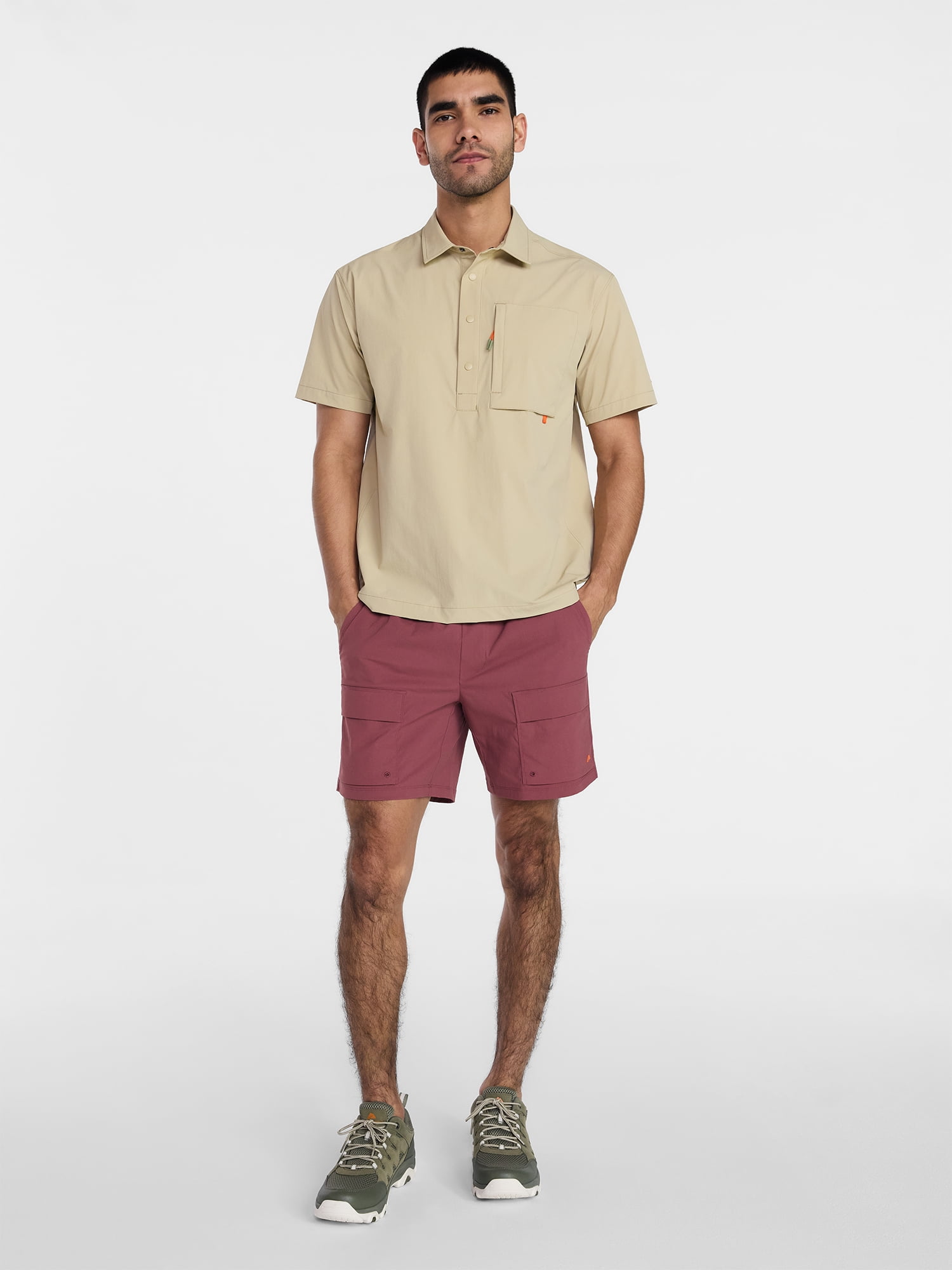Ozark Trail Men's Cargo Lake to Land Shorts, Sizes S-3XL