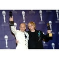 thumbnail image 2 of Michael Stipe Mike Mills Of Rem Inductees In The Press Room For Induction Ceremony Rock And Roll Hall Of Fame, 2 of 2