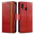 thumbnail image 3 of Case for Samsung Galaxy A40 Cover Leather Wallet Folio Case Book Design Flip Magnetic Closure - Red, 3 of 5