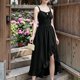 thumbnail image 1 of mfyjkho Vestidos de tallas grandes, Vestido de estilo renacentista para mujer Vestido ajustado sin mangas de verano para mujer Vestidos para invitadas de boda para mujer xl, 1 of 5