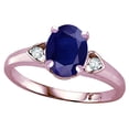 thumbnail image 3 of Star K � Oval 8x6 Genuine Sapphire Love Promise Ring, 3 of 9