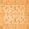 thumbnail image 1 of Ahgly Company Indoor Square Oriental Orange Traditional Area Rugs, 8' Square, 1 of 4