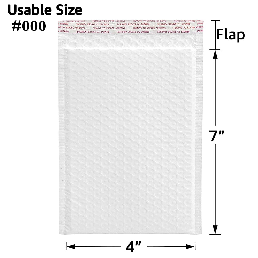25/50/100 Poly Bubble Mailers Padded Envelope Shipping Bags Seal Any Size