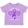thumbnail image 3 of Inktastic Staying Strong Together Alzheimer's Awareness Purple Ribbon Boys or Girls Toddler T-Shirt, 3 of 5