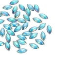 thumbnail image 1 of Uxcell Marquise Gems, 40 Pcs 15x7mm Acrílico Rhinestones Plano Espalda Navette Ojo de Caballo Cristales, AB Azul Lago, 1 of 7