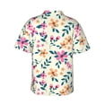 thumbnail image 3 of Easygdp Cute Flower Men's Hawaiian Shirts Print Lapel Short Sleeve for Beach, vacation, party, casual occasions - X-Large, 3 of 9