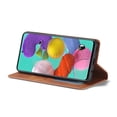 thumbnail image 2 of Mantto Case for Samsung Galaxy A51 5G, Premium Leather RFID Blocking Credit Card Slots Wallet Retro Folio Case Magnetic Clasp Flip Kickstand Shockproof Full Protection Phone Cover, Brown, 2 of 8